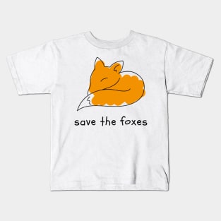 Save the Foxes Kids T-Shirt